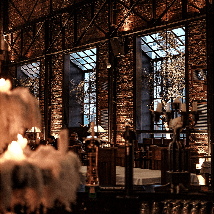 Interior do restaurante Kais